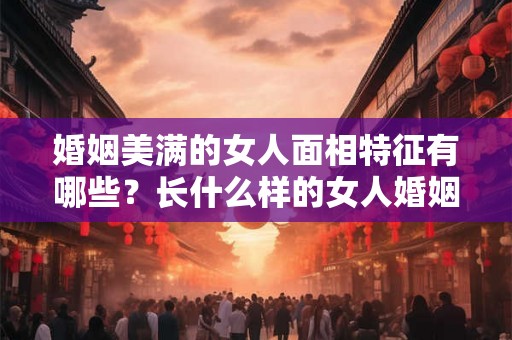 婚姻美满的女人面相特征有哪些？长什么样的女人婚姻好？