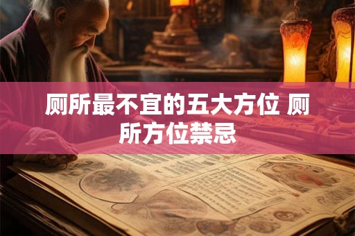 厕所最不宜的五大方位 厕所方位禁忌 厕所最不宜的五大方位 厕所方位禁忌