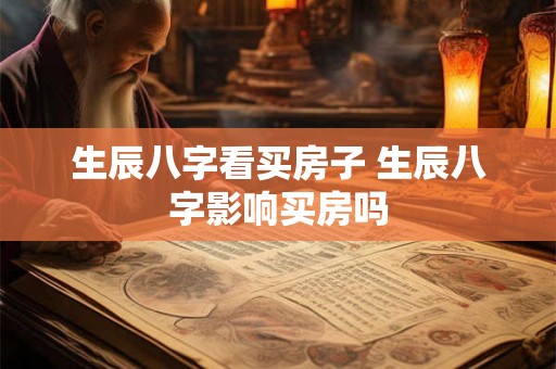 生辰八字看买房子 生辰八字影响买房吗 生辰八字看买房子 生辰八字影响买房吗