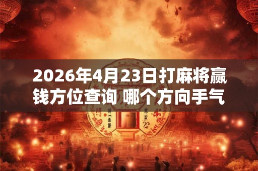 2026年4月23日打麻将赢钱方位查询 哪个方向手气佳