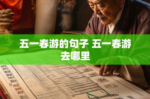 五一春游的句子 五一春游去哪里