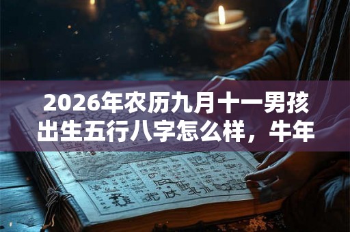 2026年农历九月十一男孩出生五行八字怎么样，牛年起名推荐