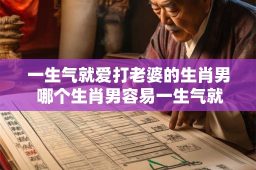 一生气就爱打老婆的生肖男 哪个生肖男容易一生气就打老婆