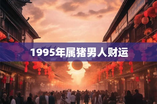 1995年属猪男人财运 1995年属猪男人财运