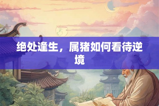 绝处逢生，属猪如何看待逆境