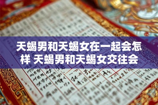 天蝎男和天蝎女在一起会怎样 天蝎男和天蝎女交往会有什么结果 天蝎男和天蝎女在一起会怎样 天蝎男和天蝎女交往会有什么结果