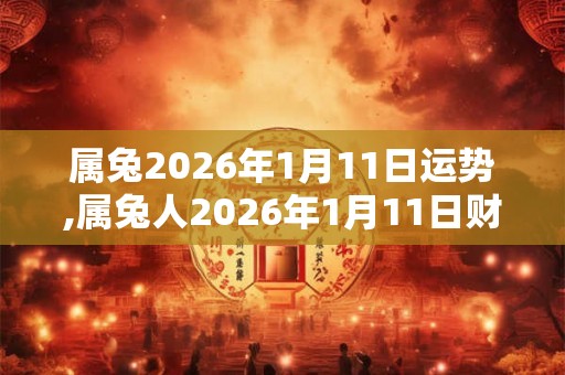 属兔2026年1月11日运势,属兔人2026年1月11日财运,生肖兔2026年1月11日运势