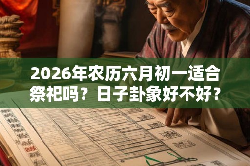 2026年农历六月初一适合祭祀吗？日子卦象好不好？