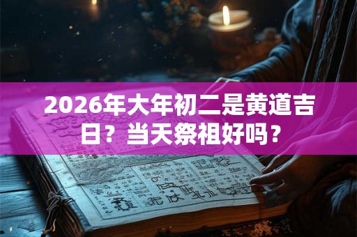 2026年大年初二是黄道吉日?当天祭祖好吗? 2026年大年初二是黄道吉日?当天祭祖好吗?