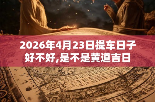 2026年4月23日提车日子好不好,是不是黄道吉日