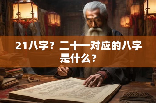 21八字?二十一对应的八字是什么? 21八字?二十一对应的八字是什么?