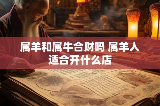 属羊和属牛合财吗 属羊人适合开什么店