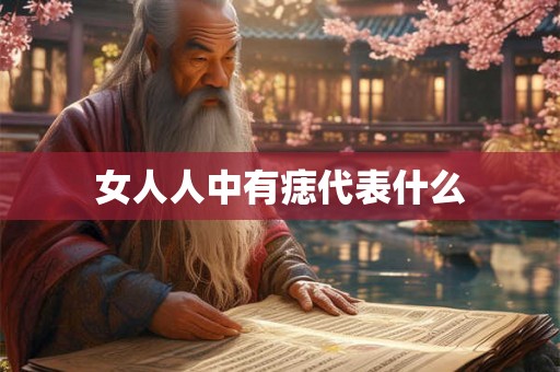 女人人中有痣代表什么 女人人中有痣代表什么