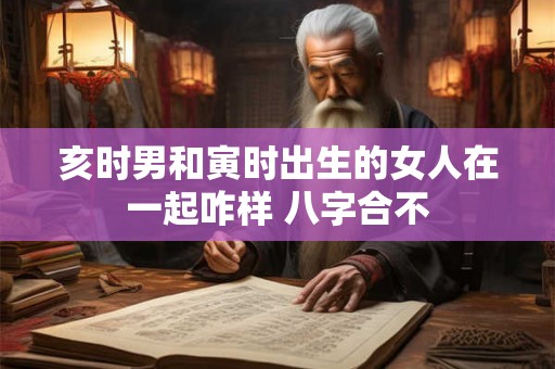 亥时男和寅时出生的女人在一起咋样 八字合不