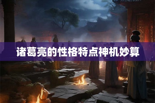 诸葛亮的性格特点神机妙算
