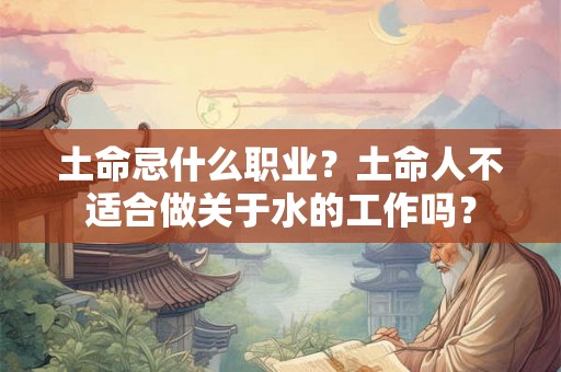 土命忌什么职业？土命人不适合做关于水的工作吗？