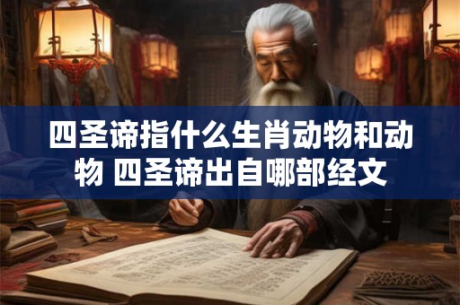 四圣谛指什么生肖动物和动物 四圣谛出自哪部经文 四圣谛指什么生肖动物和动物 四圣谛出自哪部经文