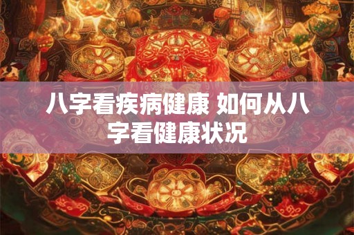 八字看疾病健康 如何从八字看健康状况 八字看疾病健康 如何从八字看健康状况