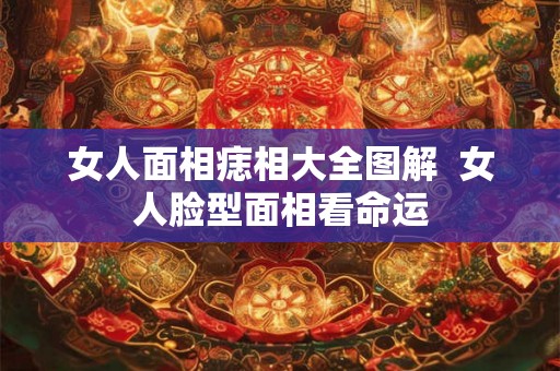女人面相痣相大全图解  女人脸型面相看命运