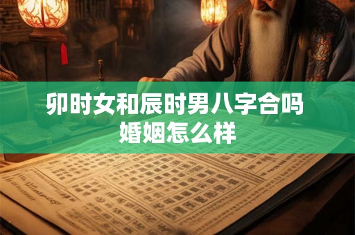 卯时女和辰时男八字合吗 婚姻怎么样 卯时女和辰时男八字合吗 婚姻怎么样