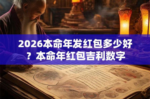 2026本命年发红包多少好？本命年红包吉利数字