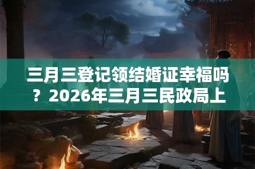 三月三登记领结婚证幸福吗？2026年三月三民政局上班吗？