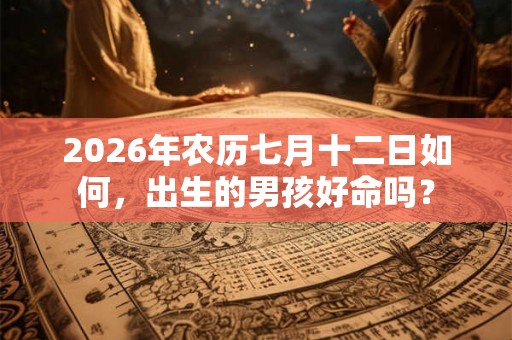 2026年农历七月十二日如何,出生的男孩好命吗? 2026年农历七月十二日如何,出生的男孩好命吗?