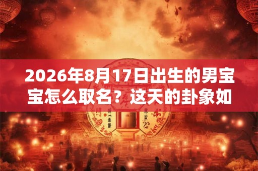 2026年8月17日出生的男宝宝怎么取名？这天的卦象如何？