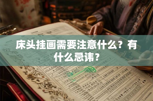 床头挂画需要注意什么？有什么忌讳？