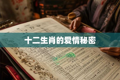 十二生肖的爱情秘密
