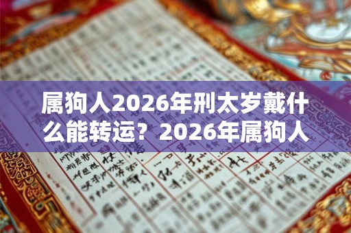 属狗人2026年刑太岁戴什么能转运？2026年属狗人幸运色