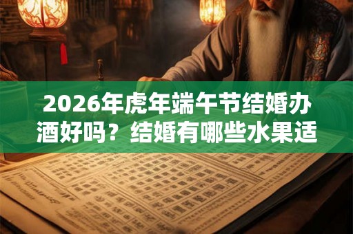 2026年虎年端午节结婚办酒好吗？结婚有哪些水果适合摆盘？