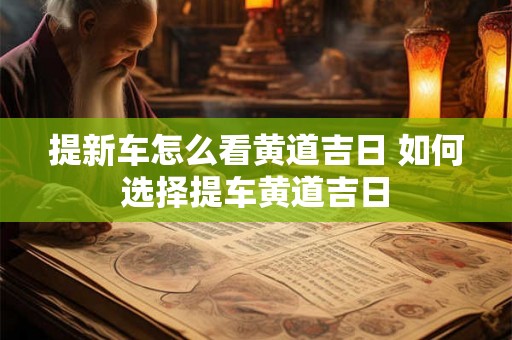 提新车怎么看黄道吉日 如何选择提车黄道吉日 提新车怎么看黄道吉日 如何选择提车黄道吉日