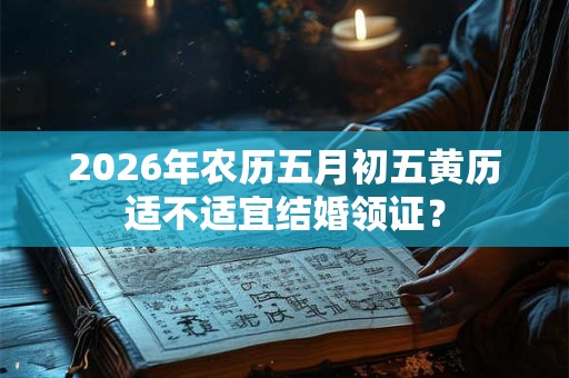2026年农历五月初五黄历适不适宜结婚领证？