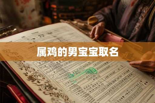 属鸡的男宝宝取名