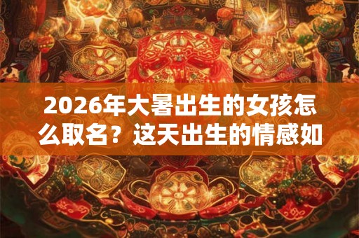2026年大暑出生的女孩怎么取名？这天出生的情感如何？