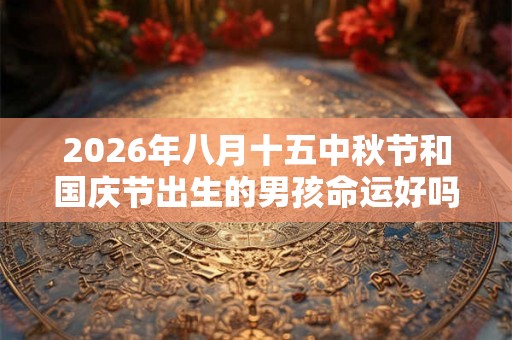 2026年八月十五中秋节和国庆节出生的男孩命运好吗? 2026年八月十五中秋节和国庆节出生的男孩命运好吗?
