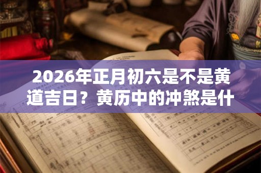 2026年正月初六是不是黄道吉日?黄历中的冲煞是什么意思? 2026年正月初六是不是黄道吉日?黄历中的冲煞是什么意思?