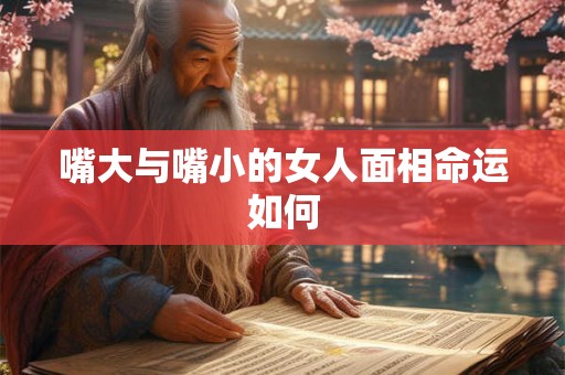 嘴大与嘴小的女人面相命运如何