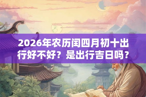 2026年农历闰四月初十出行好不好？是出行吉日吗？