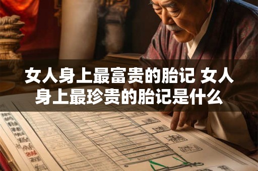 女人身上最富贵的胎记 女人身上最珍贵的胎记是什么