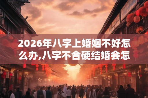 2026年八字上婚姻不好怎么办,八字不合硬结婚会怎样