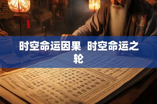 时空命运因果  时空命运之轮