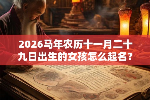2026马年农历十一月二十九日出生的女孩怎么起名？