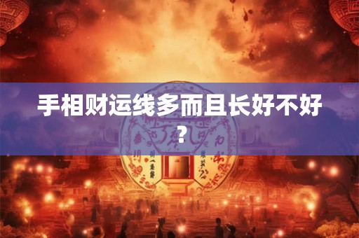 手相财运线多而且长好不好？