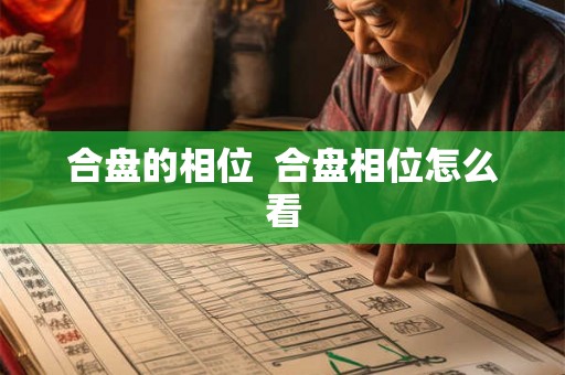 合盘的相位  合盘相位怎么看