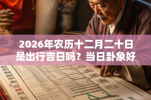 2026年农历十二月二十日是出行吉日吗？当日卦象好坏？