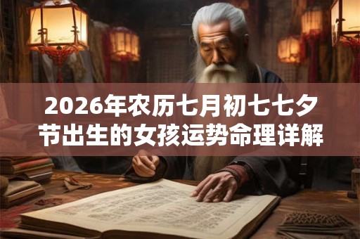 2026年农历七月初七七夕节出生的女孩运势命理详解