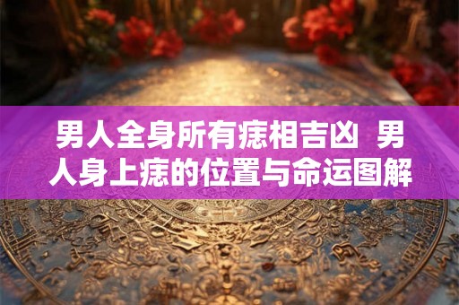 男人全身所有痣相吉凶 男人身上痣的位置与命运图解 男人全身所有痣相吉凶 男人身上痣的位置与命运图解