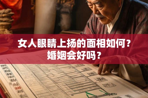 女人眼睛上扬的面相如何?婚姻会好吗? 女人眼睛上扬的面相如何?婚姻会好吗?